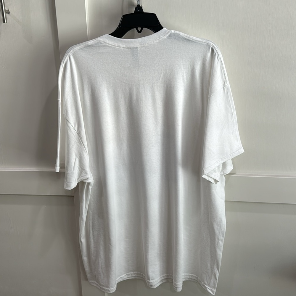 Gildan - Heavy Cotton - White Shirt - w/ NBA Player print sz XXL - Picture 6 of 6